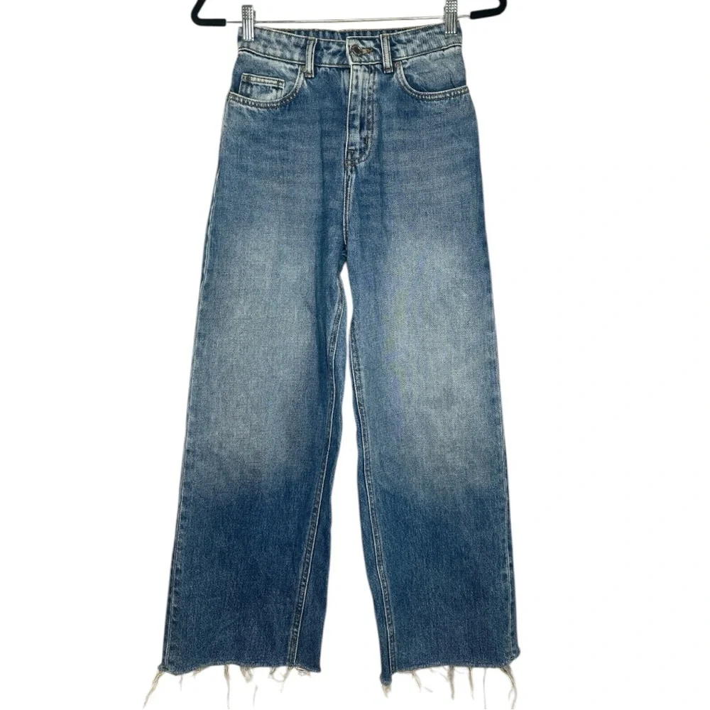 Frank and Oak Nina Wide Leg Jeans Size 25